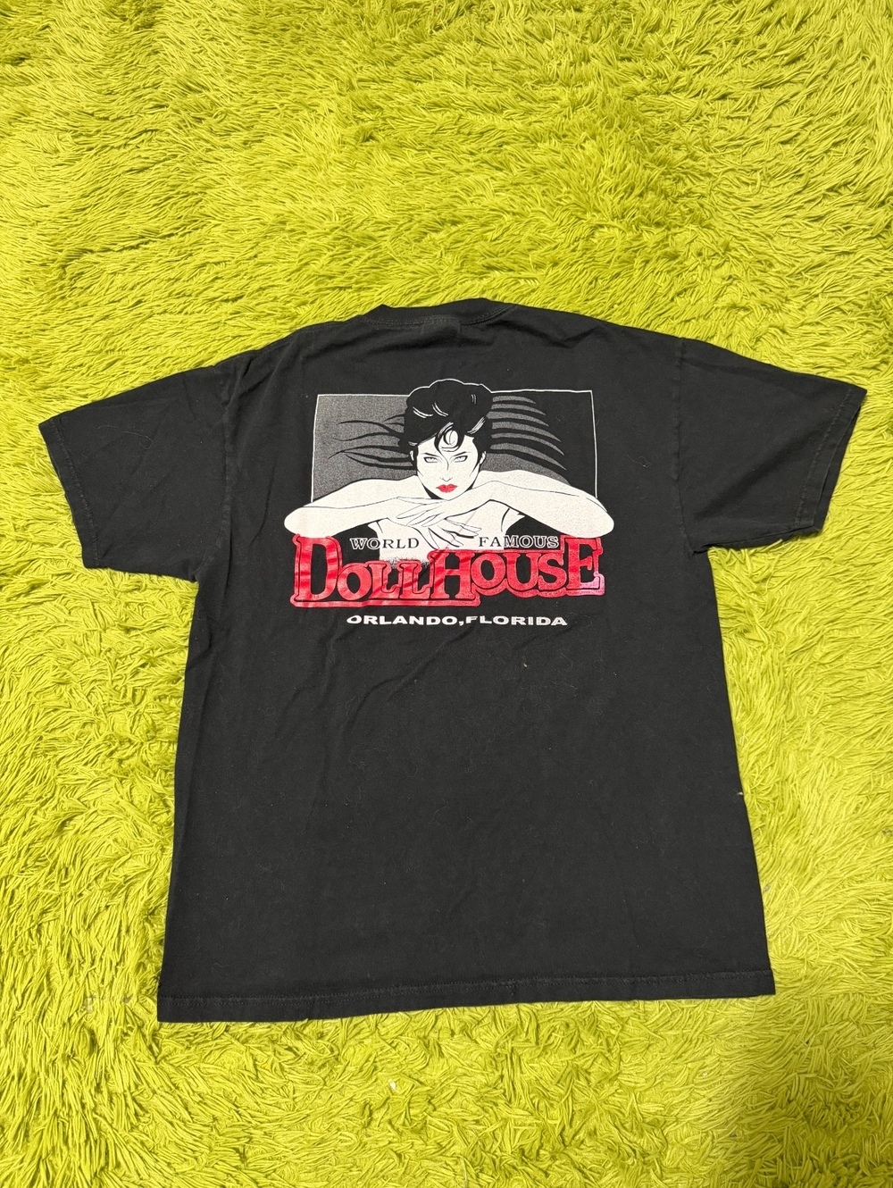 Vintage World Famous Dollhouse Orlando Florida Gentleman Club Graphic T-shirt L